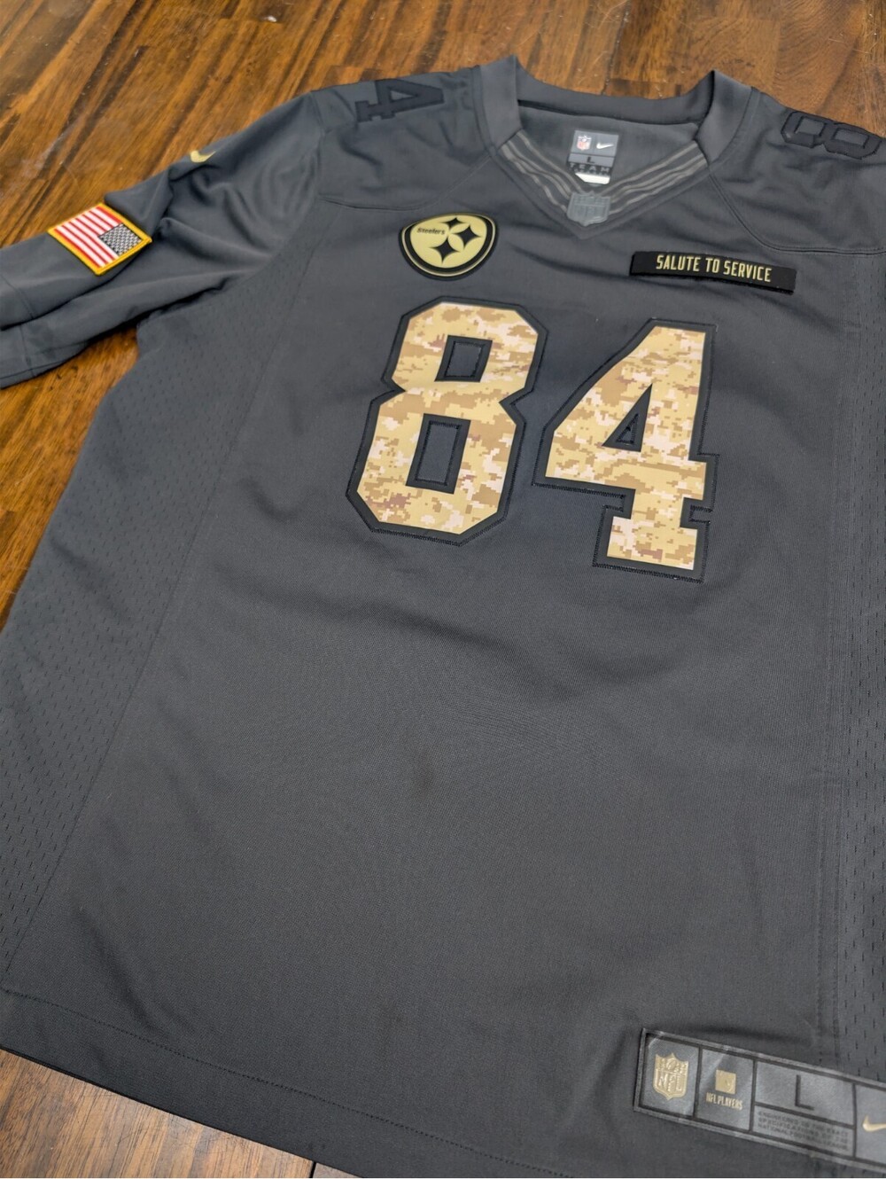 Antonio Brown Nike Pittsburgh Steelers Jersey Camo Large
